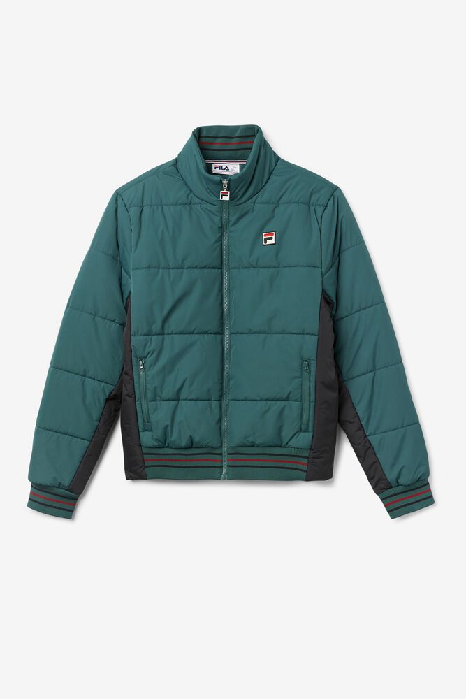 Fila Bunda Panske Watson Puffer Zelene - JQUEY0246